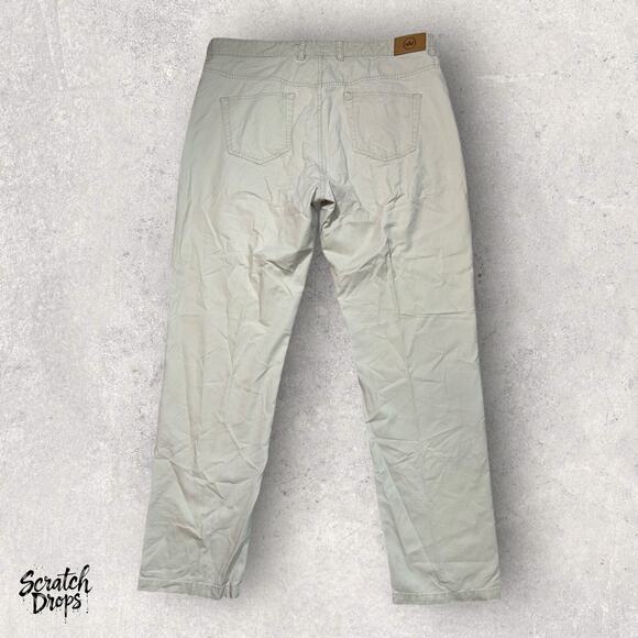 Peter Millar Men's Chino Pants Size 38 Classic Fit Beige Khaki Casual Trousers - Picture 2 of 4